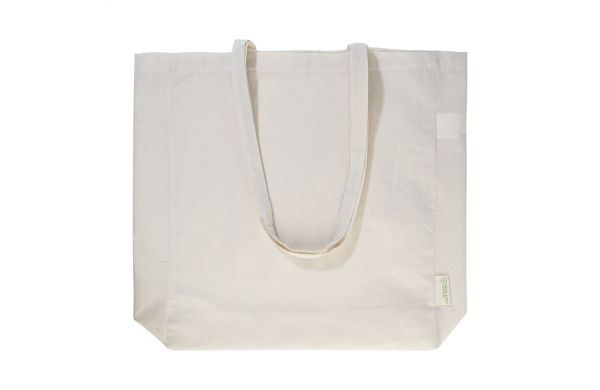 Einkaufstasche aus recycelter Baumwolle Guspex, natur