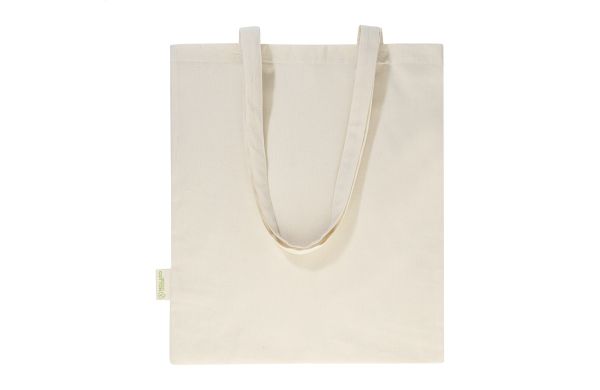 Einkaufstasche aus recycelter Baumwolle Totepex, natur