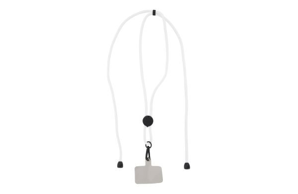 Einstellbares Telefonkabel, weiss