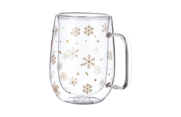 Elyra Weihnachts-Thermobecher, transparent