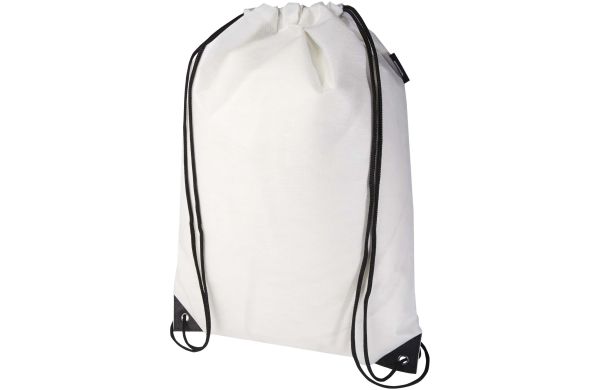 Evergreen Sportbeutel aus recyceltem GRS Non Woven 5 L, weiss