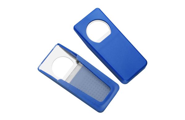 EXPRESSDRUCK Flaschenöffner mit Verschluss Alpha_ blau