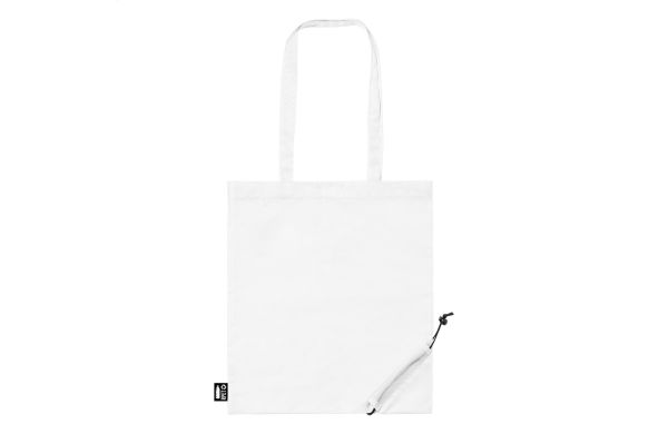 Faltbare RPET-Einkaufstasche Berber, weiss