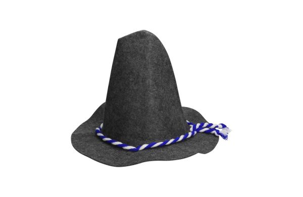 Filzhut "Seppel", grau/blau
