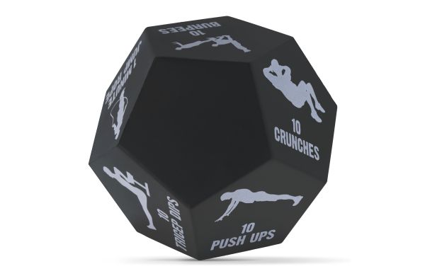 Fitnesswürfel, schwarz