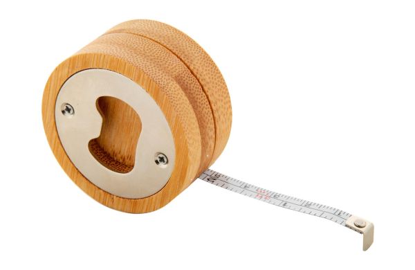 Flaschenöffner mit Maßband Meaboo, Weiss