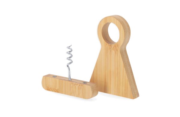 Flaschenöffner/ -halter Drixa, natur