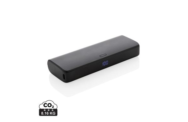 FlashCharge 20.000mAh Fast-Charge Powerbank aus RCS rPlastik, schwarz