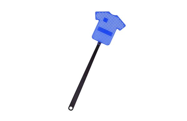 Fliegenklatsche "Trikot", blau
