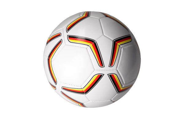 Fußball "Germany", groß, weiß/Deutschland-Farben