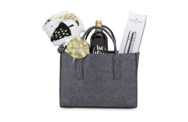 Geschenkset: Gemütliche Filztasche
