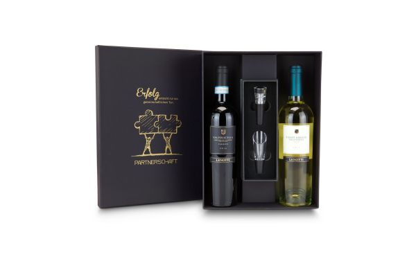 Geschenkset: Wein-Partnerschaft