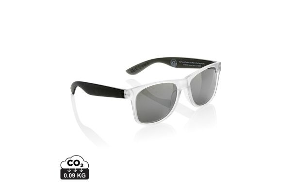 Gleam Sonnenbrille aus RCS rec. PC mit verspiegelten Gläsern, schwarz