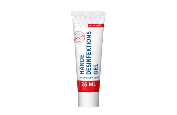 Hände-Desinfektionsgel (DIN EN 1500), 25 ml Tube