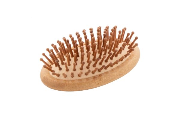 Haarbürste aus Bambus Odile, weiss