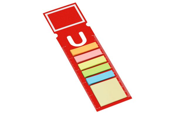 Haftnotizen-Lesezeichen_ rot