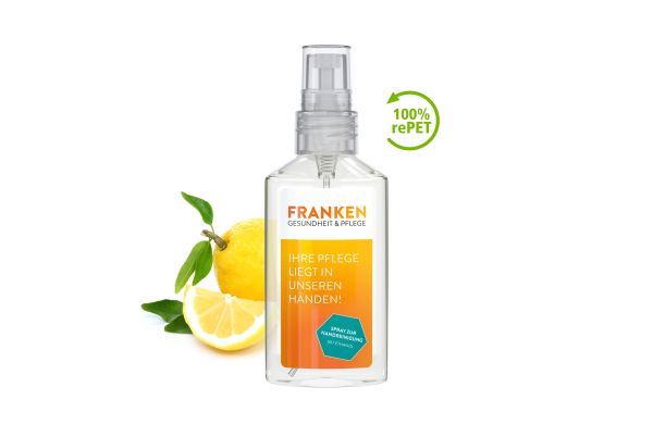Handreinigungsspray, Body Label (R-PET)