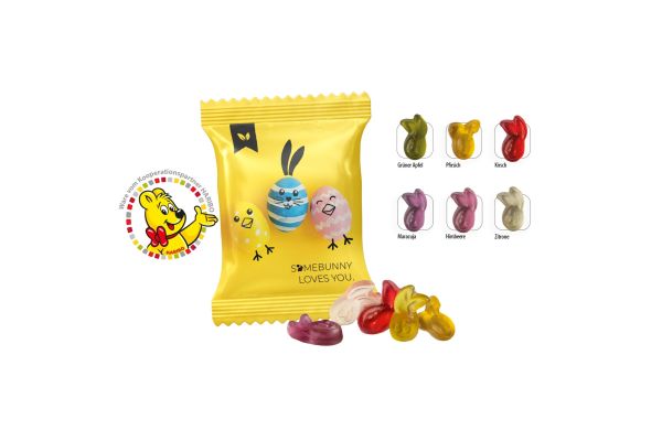 HARIBO Eier mit Ohren, HARIBO Eier mit Ohren, ca. 12 g, weiß