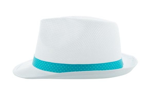 Hutband mit Sublimationsdruck Subrero, Weiss