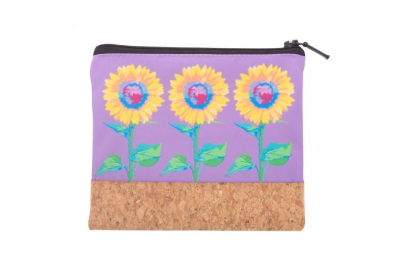 Individuelle Kosmetiktasche CreaBeauty Cork S, schwarz/natur