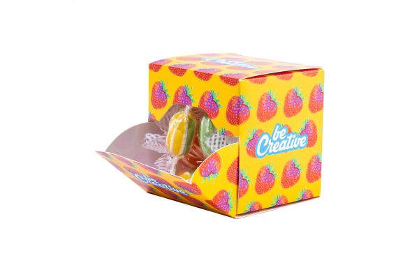 Individuelle Süßigkeitenbox CreaCandy Cube, weiß