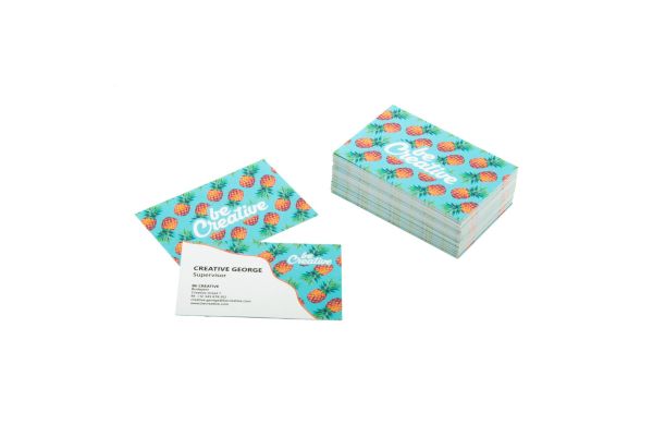 Individuelle Visitenkarten Visicard, weiss