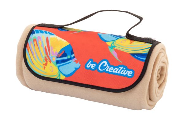 individuelle RPET Polar-Decke Reporta, beige