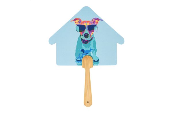 Individueller Handventilator Digibreeze Boo, Haus, weiß