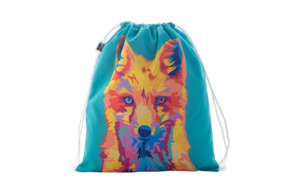 Individueller Turnbeutel CreaDraw Kids RPET, weiss