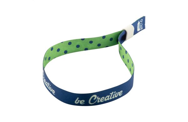 Individuelles Festival-Armband SuboWrist RPET, weiss