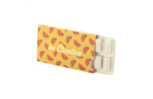 Individuelles Kaugummi CreaChew 12, weiss