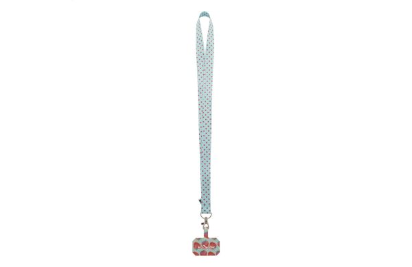 individuelles RPET Handyhalter-Lanyard Subyard Mobile RPET, weiss