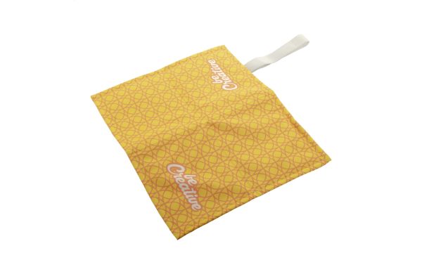 Individuelles RPET Sitzkissen Fanseat Fold, weiss