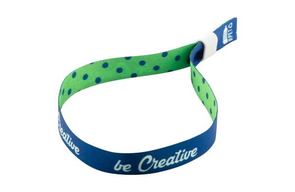 Individuelles Festival-Armband SuboWrist RPET, weiß