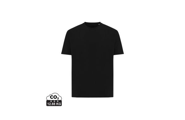 Iqoniq Teide T-Shirt aus recycelter Baumwolle, schwarz, 4XL