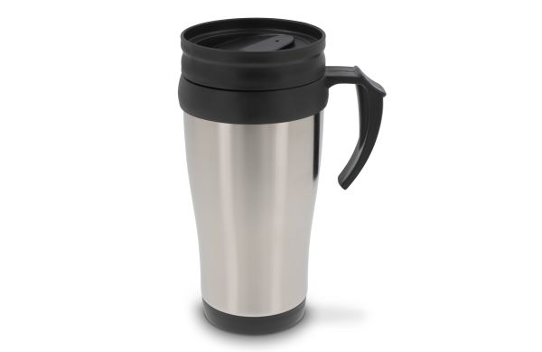 Isolierbecher Metall 350ml, silber