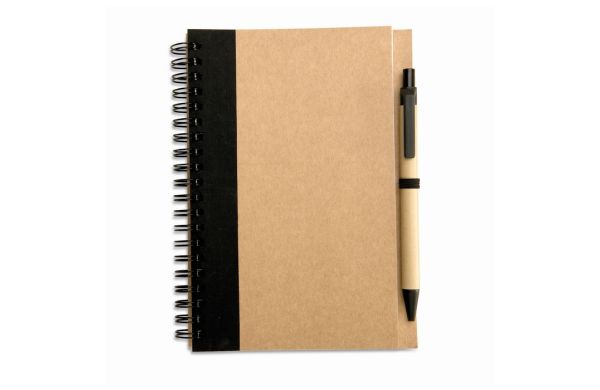 SONORA PLUS Recycelter Notizblock - schwarz