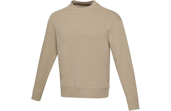 Jet Unisex Aware™ Pullover mit Rundhalsausschnitt aus recyceltem Material, oatmeal, XS