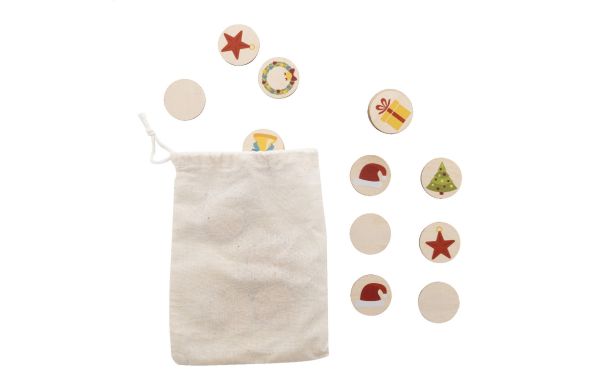 Junoppi Weihnachts-Memory-Spiel, natur