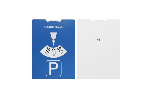 Kartonparkscheibe für Deutschland_ blau_ weiss