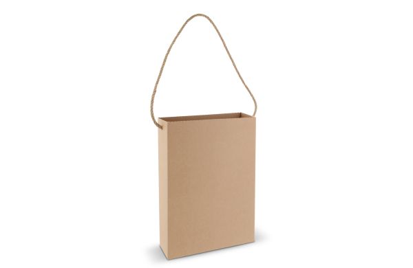 Kartontasche 24x8x32cm, braun