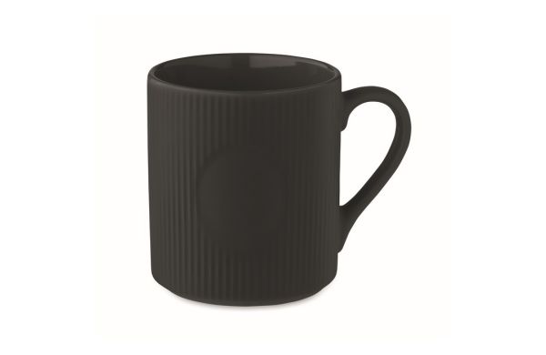 RIBMUG Keramikbecher matt 340ml, schwarz