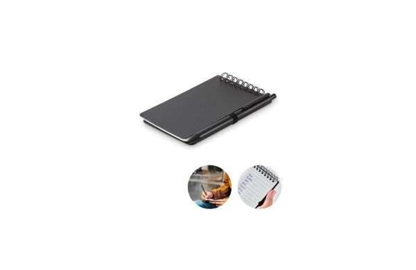 KIT Wasserabweisender Notizblock, schwarz