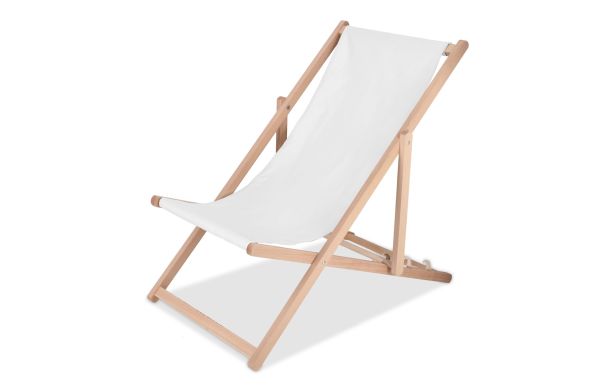 Klappbare Sublimations Liegestuhl, weiss