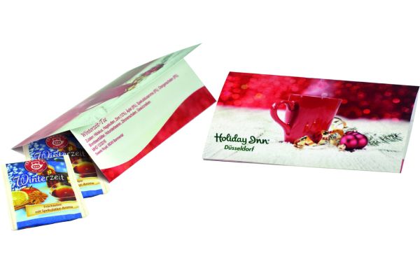 Klappkärtchen Teestunde