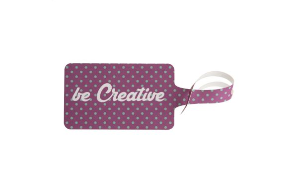 Kofferanhänger London, weiss