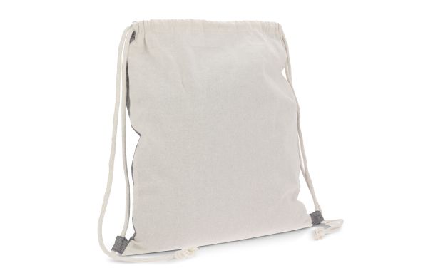 Kordelzugbeutel Recycelte Baumwolle OEKO-TEX® 140g/m² 35x45cm