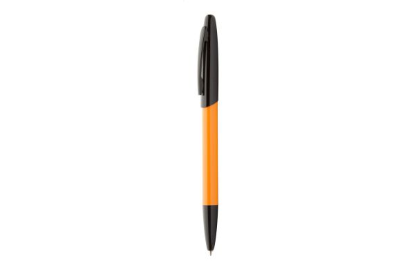 Kugelschreiber Kiwi, orange/schwarz