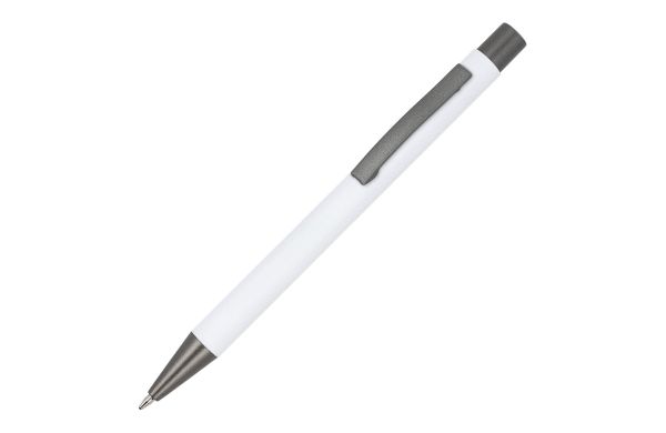 Kugelschreiber New York Soft Touch R-AL blaue Tinte, weiss