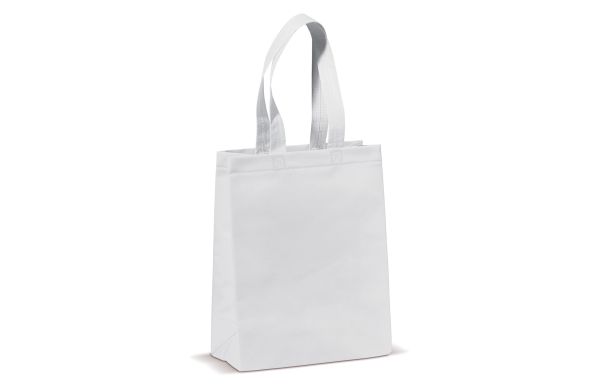 Laminierte Non Woven Tasche 105g-m², weiss